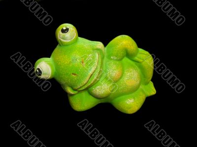 Sexy green frog