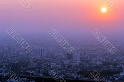 Bangkok sunset