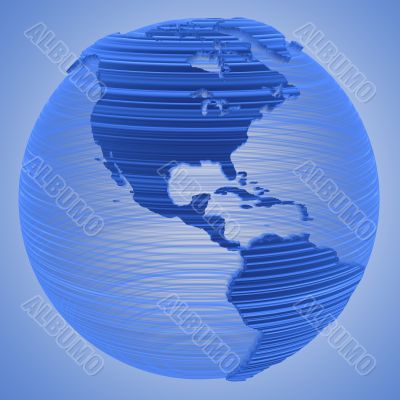 Electronic Technology Blue Earth Globe