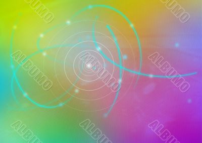 abstract galaxy waves