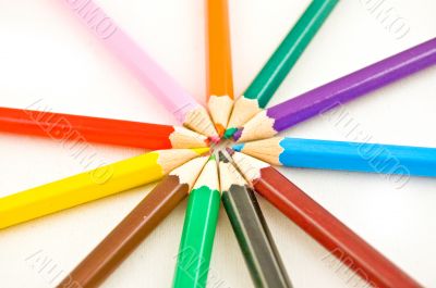 colourfull pencils