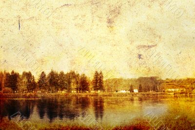 old-fashioned landscape