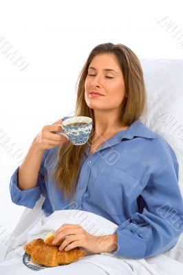 Croissant with Coffee