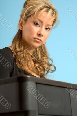 By piano portrait