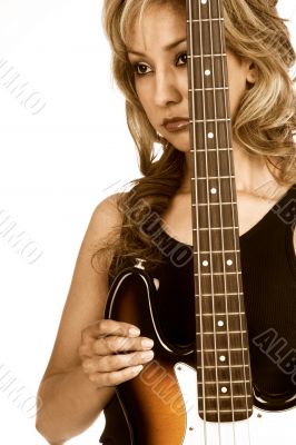 Girl with Bass