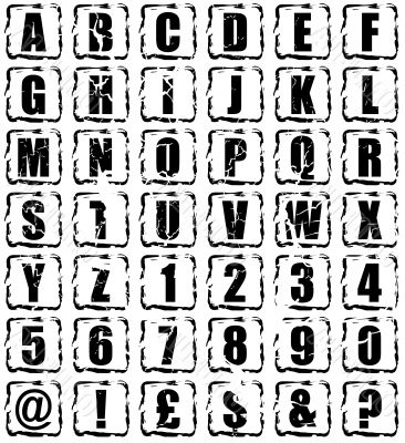 alphabet button