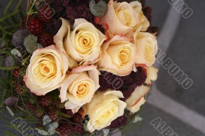 bride`s bouquet