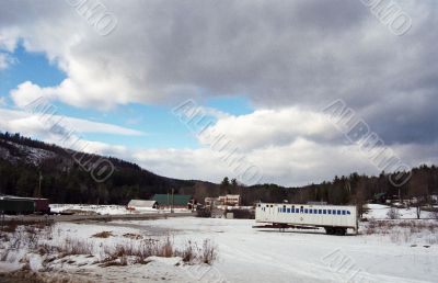 Trailers in Winter