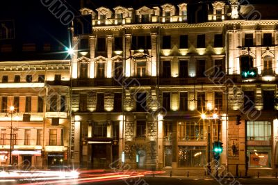 Night in the St. Petersburg