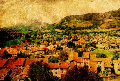 old-fashioned landscape
