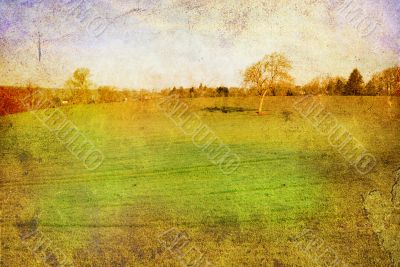 old-fashioned landscape