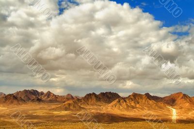 Orange desert