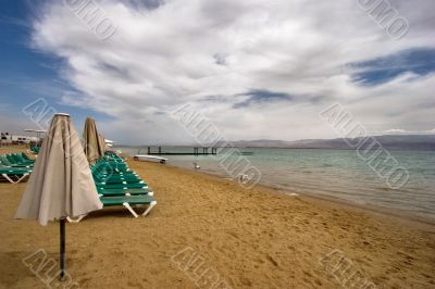 The trampled sand