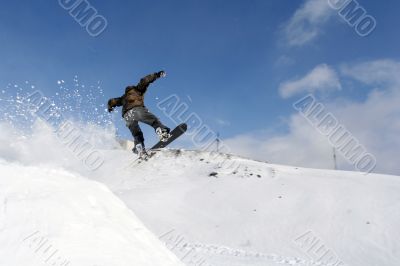 Snowboard jump