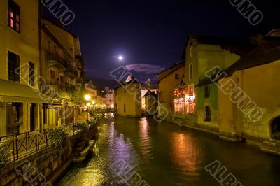 Small French town Annecy