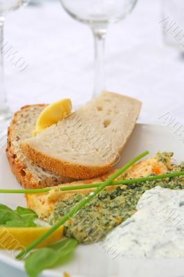 salmon paté entree