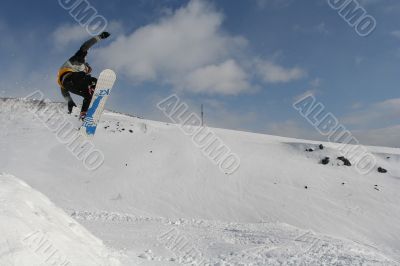 Snowboard jump