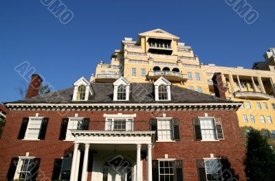 Red Brick Yellow Stucco