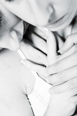 hands and face