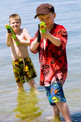Who wants a water fight?