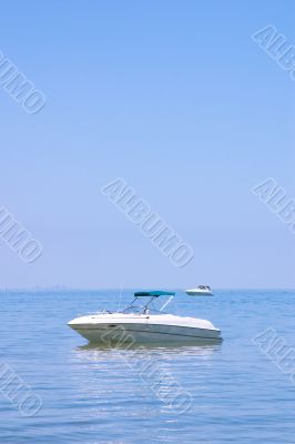 Luxury Yatch at Sea