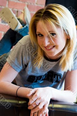 Beautiful, smiling woman