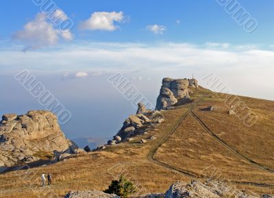 Demerdzhi. Road to the sky