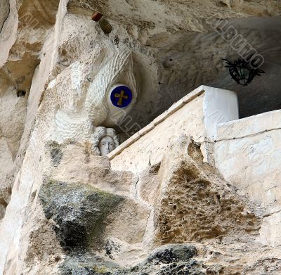 Fragment of a cave Temple monastery