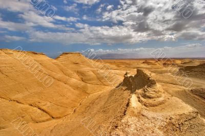 Yellow desert.