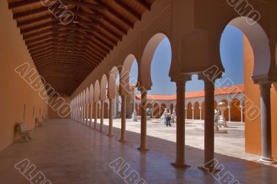 Marble court yard