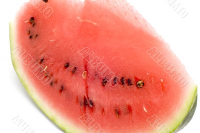slice watermelon close up