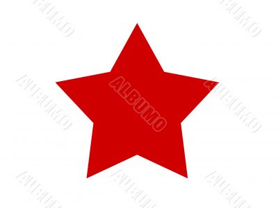 wallpaper with red star