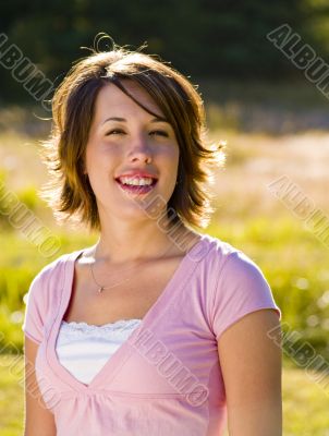 Happy Young Woman