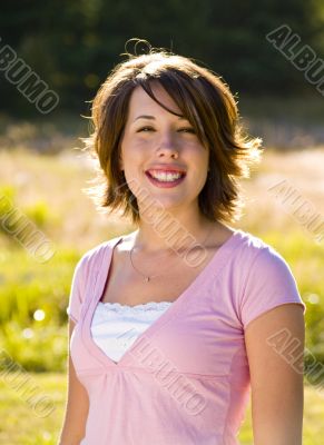 Happy Young Woman