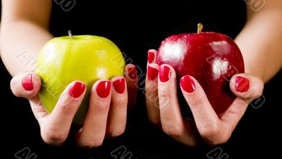 Red and Green Apples