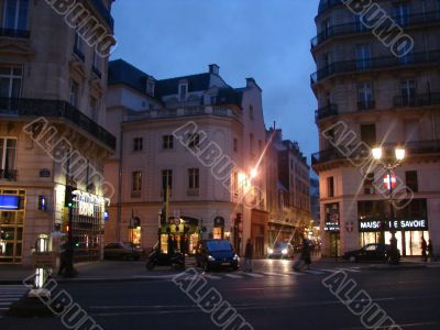 corner of night Paris