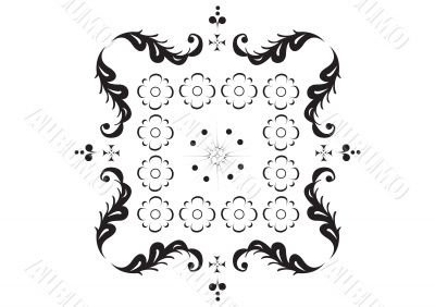 Abstract Flower Pattern