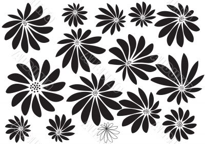 Abstract Flower Pattern