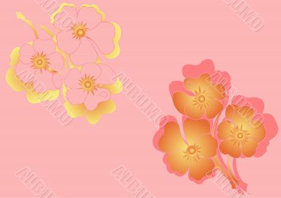 Abstract Flower Pattern