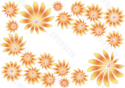 Abstract Flower Pattern