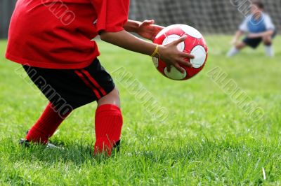 Boys Playing Soccer