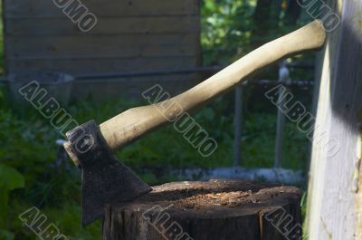 Axe in the stump