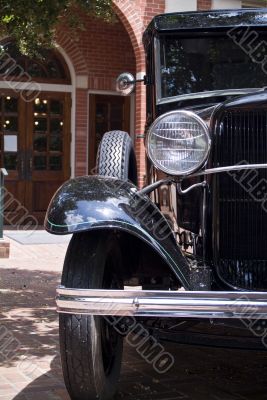 Motor Car Out Front