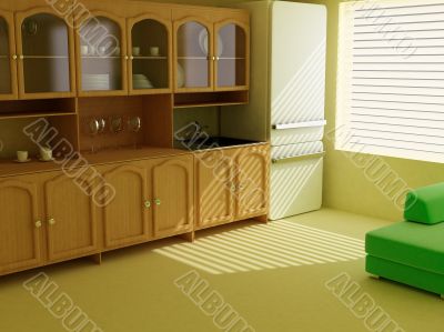 kitchen an interior