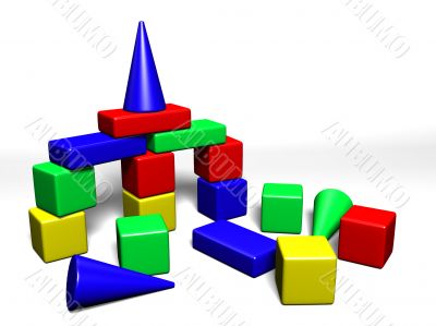 building cubes for children