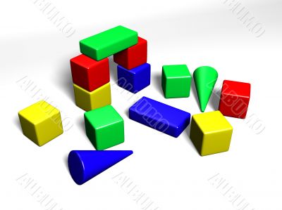 building cubes for children