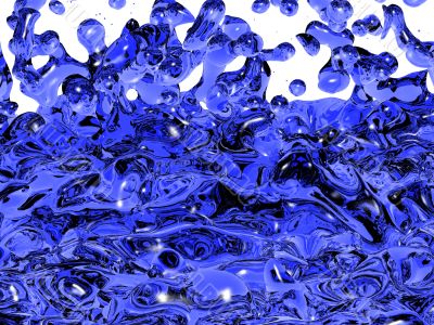 plash water