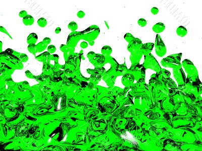 plash water