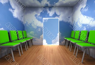 Alternative exit from a room