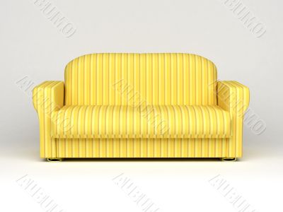 sofa on white background